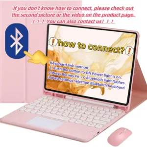 Aioneus Wireless Keyboard Case Set for iPad