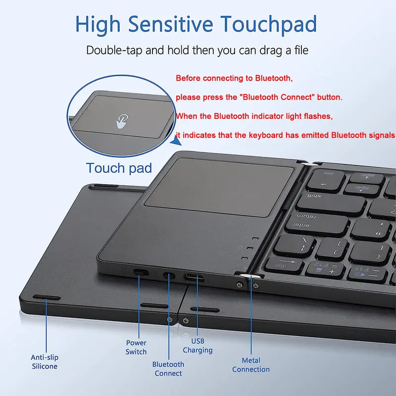 Ultra-thin wireless mini Bluetooth keyboard - Image 6