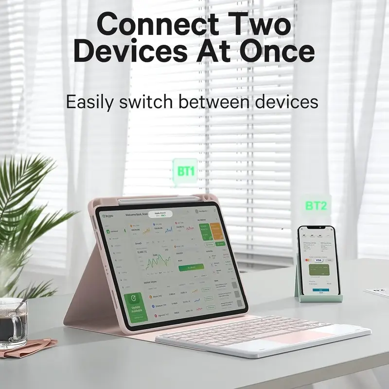 Aioneus Wireless Keyboard Case Set for iPad - Image 6