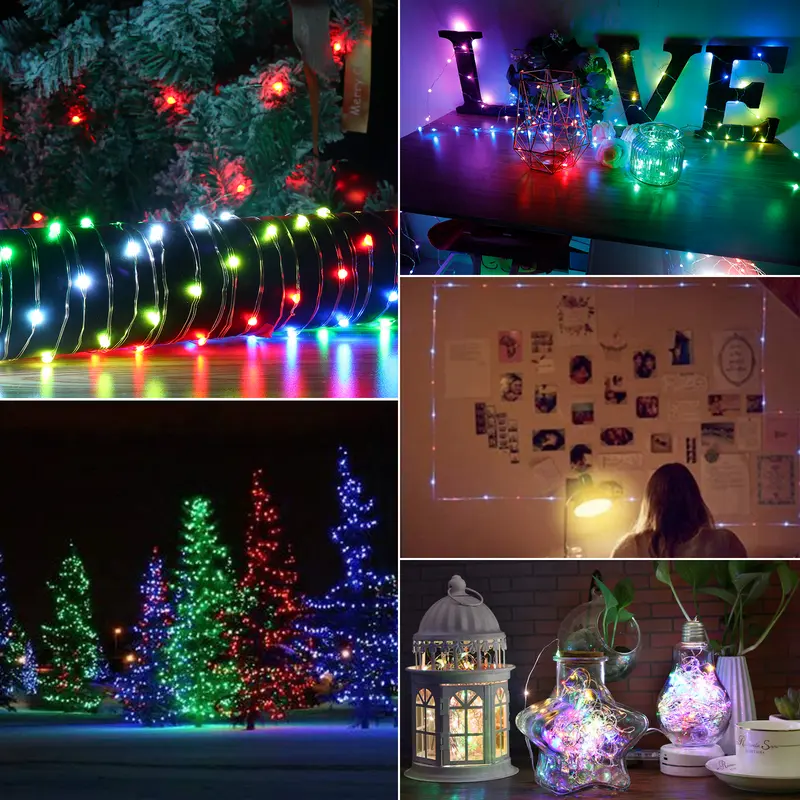 65.6ft Sound Control RGB Smart String Lights , App & Remote Control LED Fairy Lights - Image 9